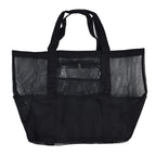 Beach Bags Mesh Oxford Cloth Oversized Storage Tote Bags for Beach Picnic Barbecue Camping