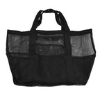Beach Bags Mesh Oxford Cloth Oversized Storage Tote Bags for Beach Picnic Barbecue Camping