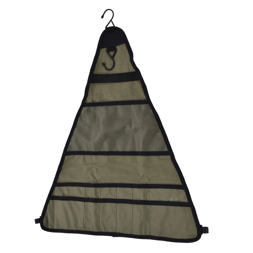 Outdoor Tableware Storage Bag Foldable Oxford Flatware Organizer Hanging Bag for Barbecue Picnic