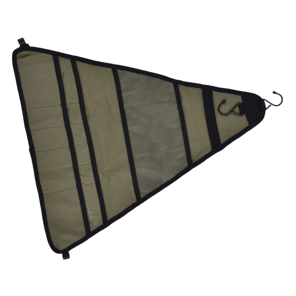 Outdoor Tableware Storage Bag Foldable Oxford Flatware Organizer Hanging Bag for Barbecue Picnic