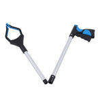 Trash Grabber Aluminum Alloy ABS Material Folding Design Lightweight Portable Blue Black Labor Saving Picker