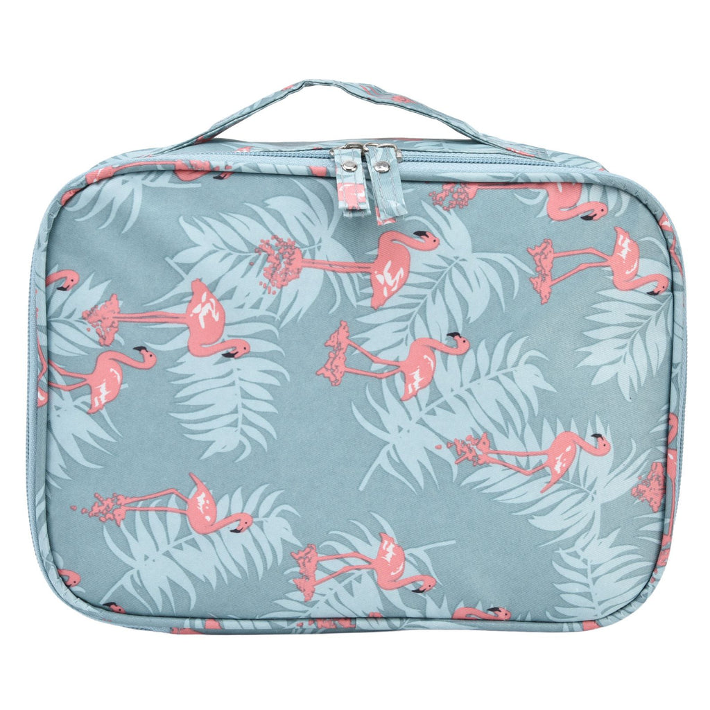Toiletry Bag Durable Waterproof Nylon Portable Multifunctional Fashionable Design Large Capacity Travel Toiletry BagFlamingo