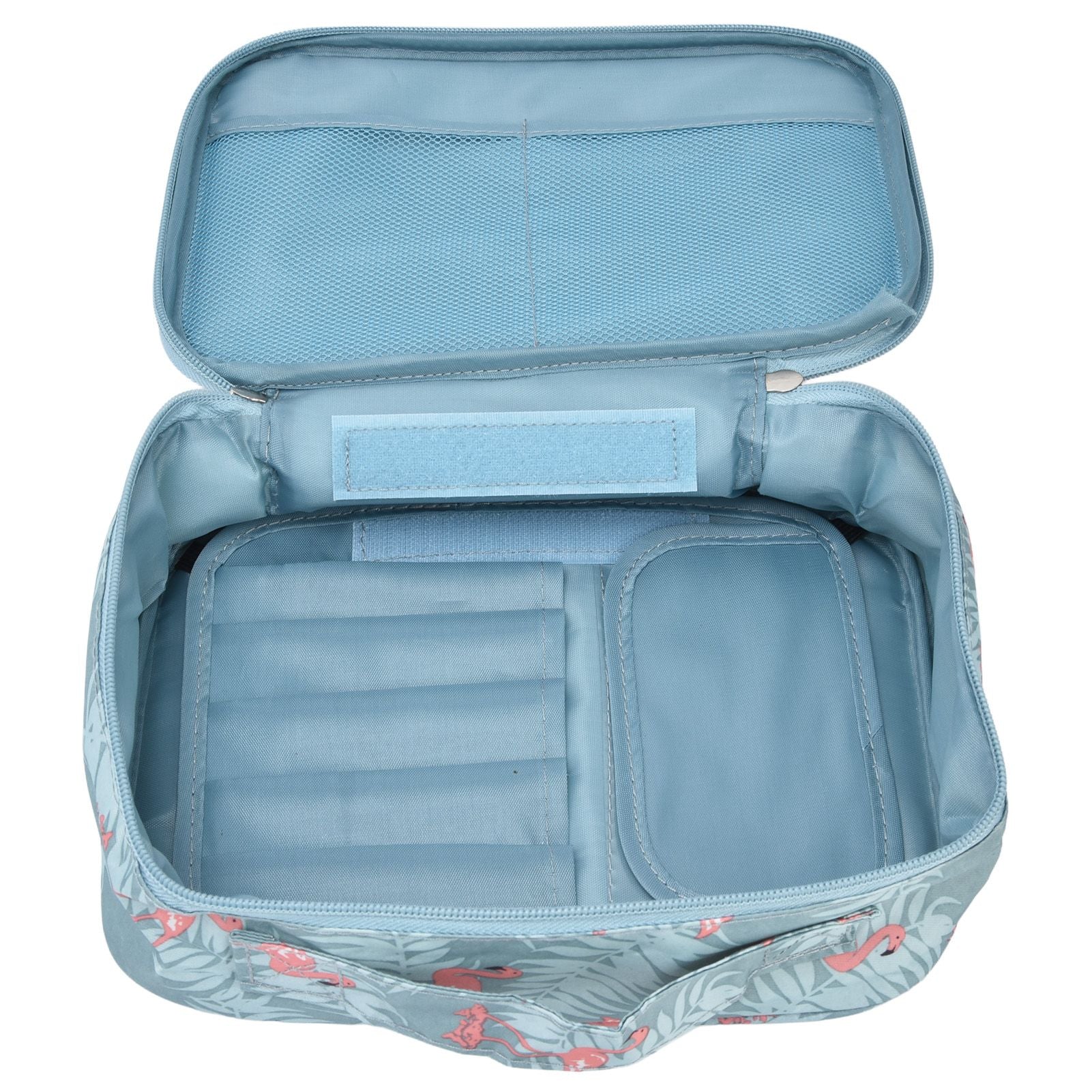 Toiletry Bag Durable Waterproof Nylon Portable Multifunctional Fashionable Design Large Capacity Travel Toiletry BagFlamingo