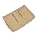 Camping Chair Armrest Storage Bag Large Capacity Multiple Pockets Portable Chair Hanging Storage Bag for Outdoor BeachKhaki