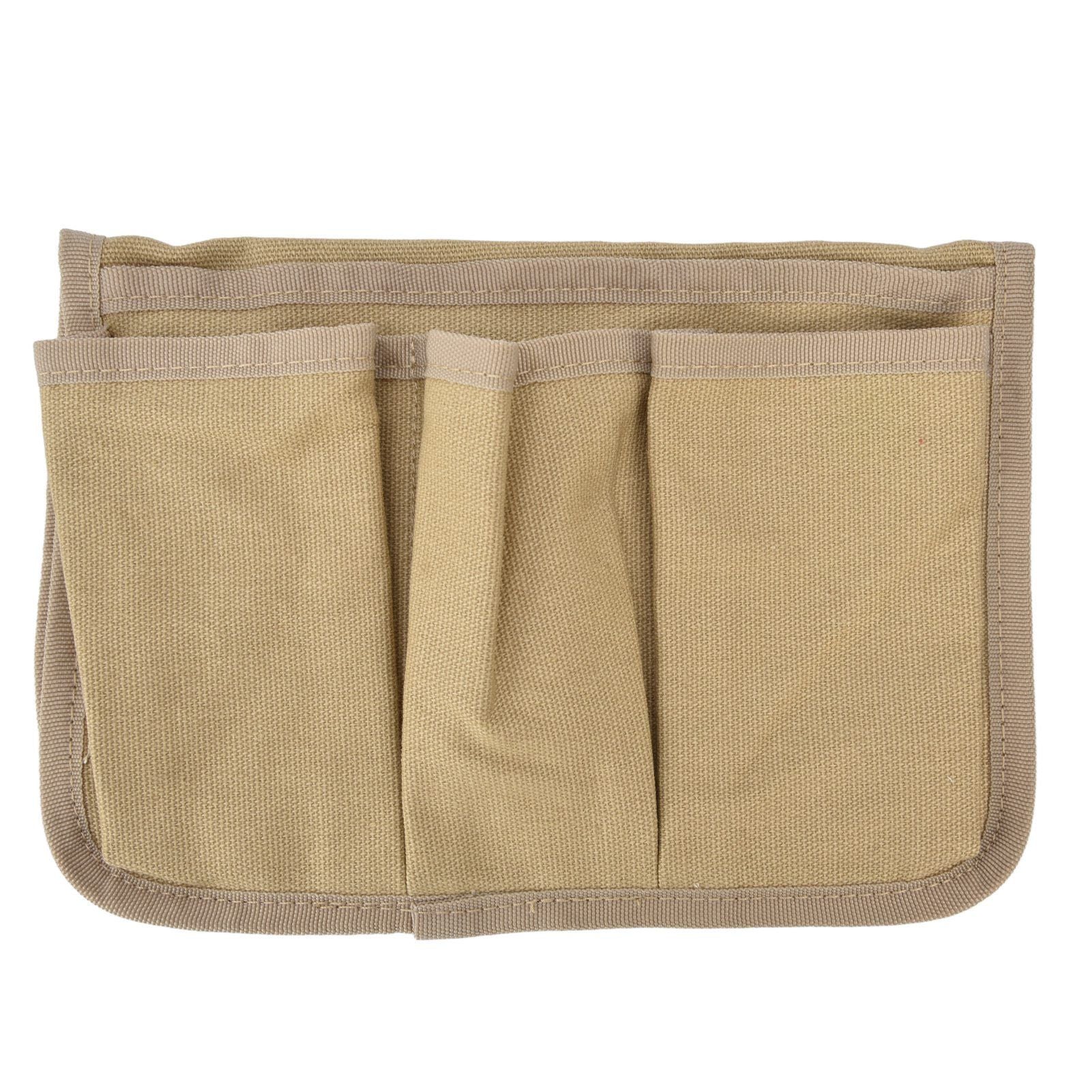 Camping Chair Armrest Storage Bag Large Capacity Multiple Pockets Portable Chair Hanging Storage Bag for Outdoor BeachKhaki
