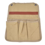 Camping Chair Armrest Storage Bag Large Capacity Multiple Pockets Portable Chair Hanging Storage Bag for Outdoor BeachKhaki