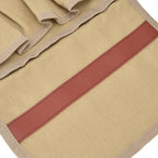 Camping Chair Armrest Storage Bag Large Capacity Multiple Pockets Portable Chair Hanging Storage Bag for Outdoor BeachKhaki