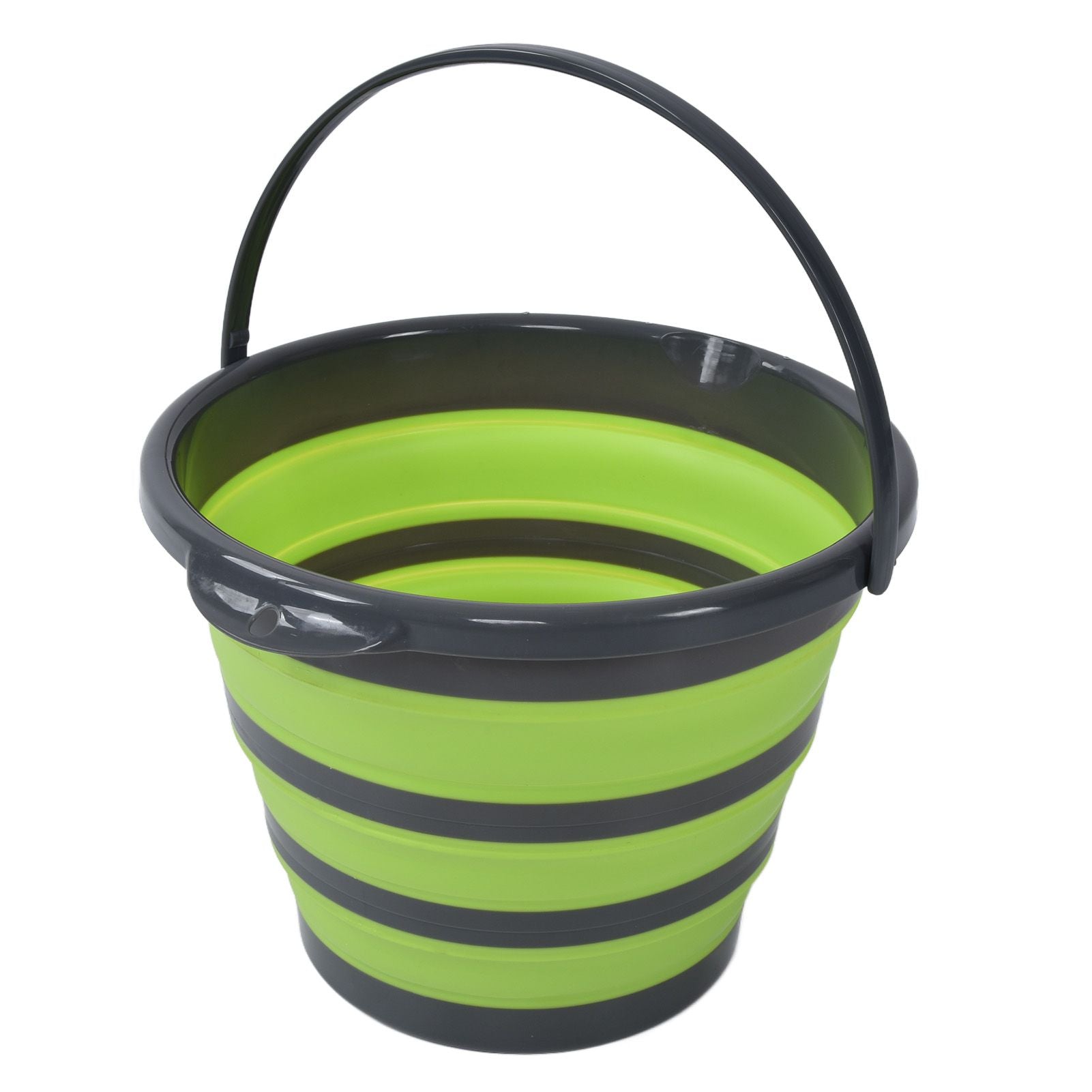 Collapsible Bucket Folding Portable Handheld Water Basin Container for Fishing Outdoor Use 10L