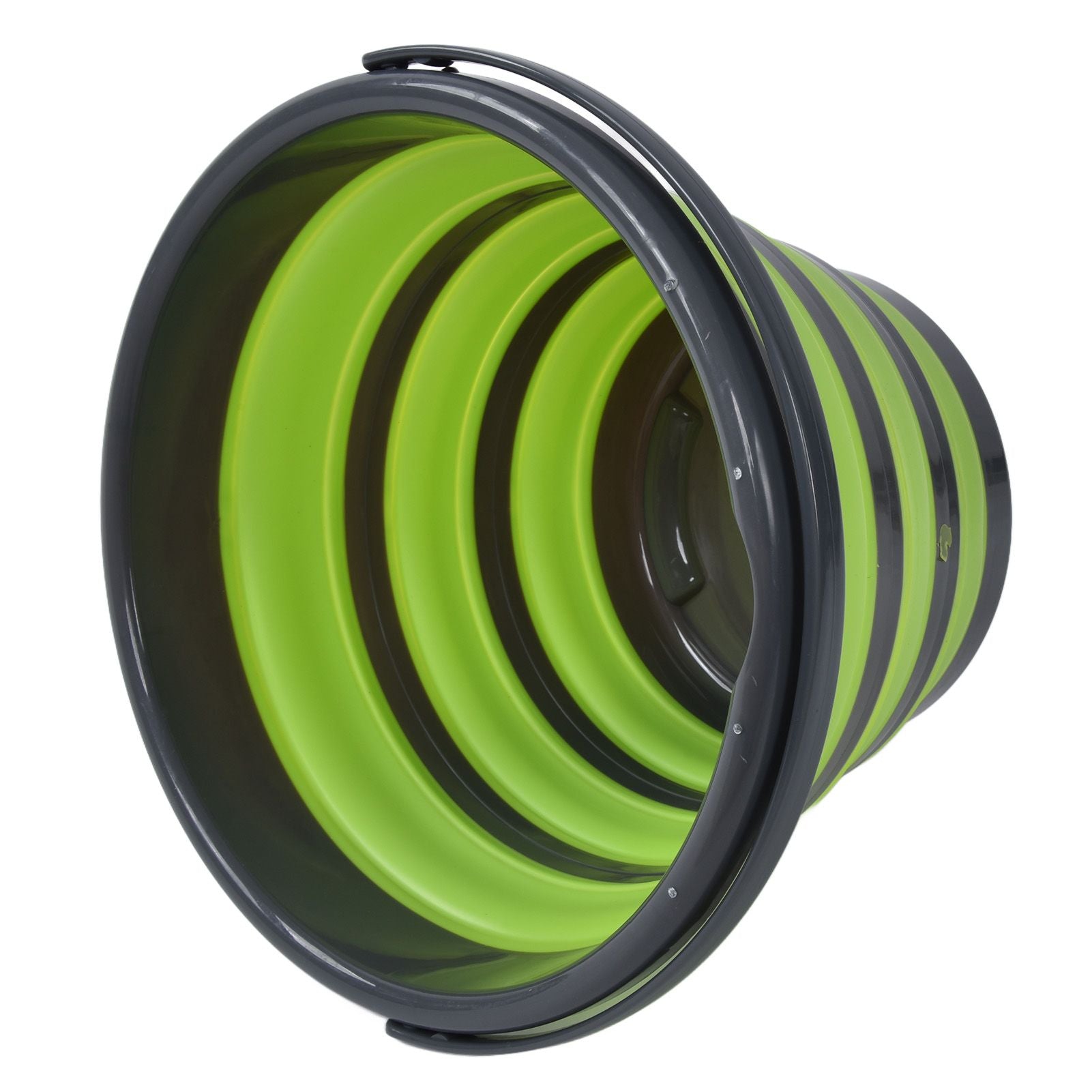 Collapsible Bucket Folding Portable Handheld Water Basin Container for Fishing Outdoor Use 10L