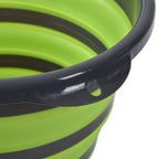 Collapsible Bucket Folding Portable Handheld Water Basin Container for Fishing Outdoor Use 10L