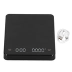 Electronic Coffee Scale Rechargeable High Temperature Resistance 3KG Kitchen Scale for Home
