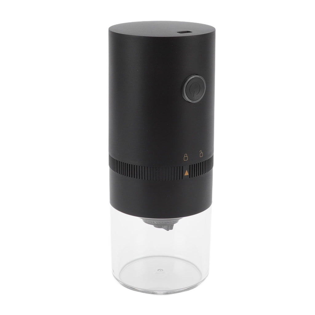 Electric Coffee Grinder USB Charging Black Simple Operation Coffee Bean Grinder for Home Camping Travel 3.7V 13W