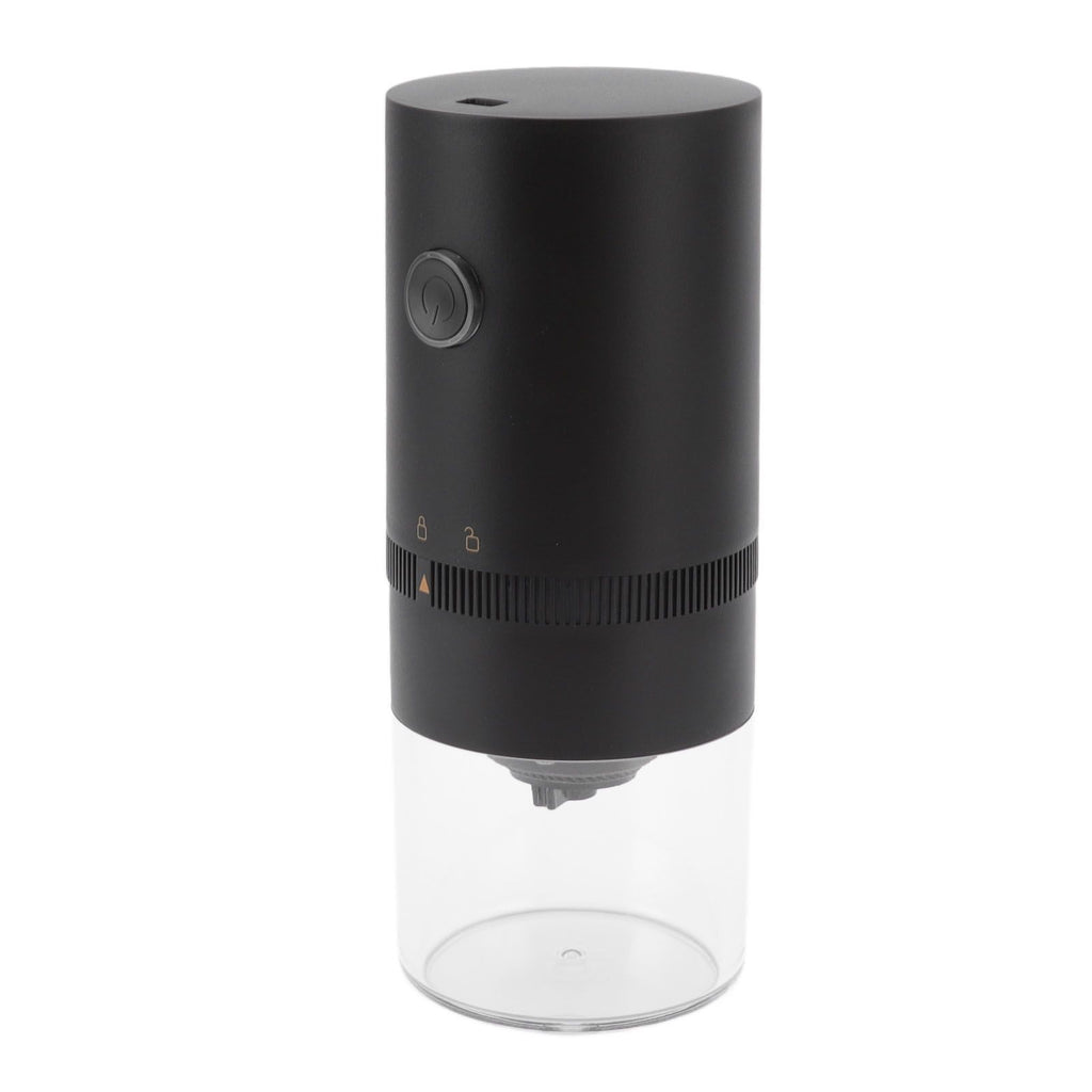 Electric Coffee Grinder USB Charging Black Simple Operation Coffee Bean Grinder for Home Camping Travel 3.7V 13W