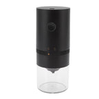 Electric Coffee Grinder USB Charging Black Simple Operation Coffee Bean Grinder for Home Camping Travel 3.7V 13W