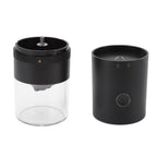 Electric Coffee Grinder USB Charging Black Simple Operation Coffee Bean Grinder for Home Camping Travel 3.7V 13W
