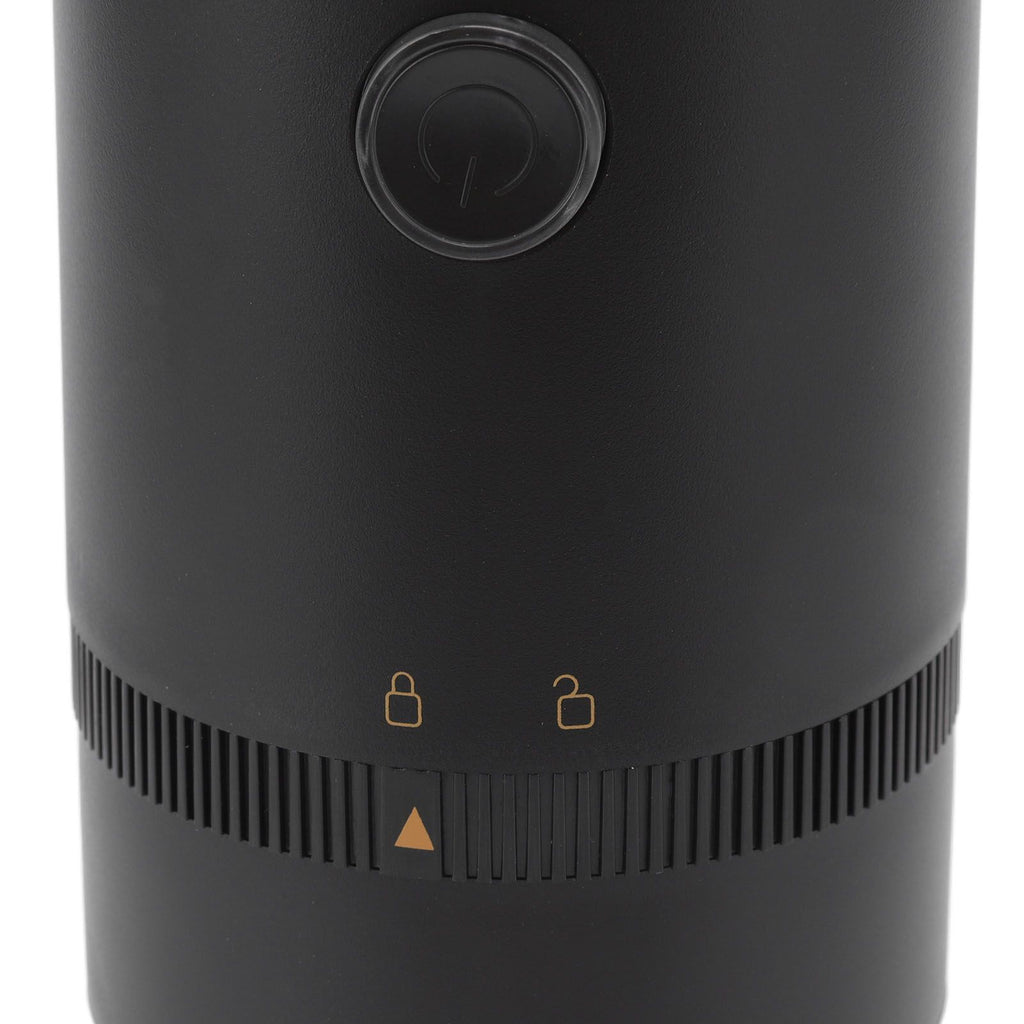Electric Coffee Grinder USB Charging Black Simple Operation Coffee Bean Grinder for Home Camping Travel 3.7V 13W