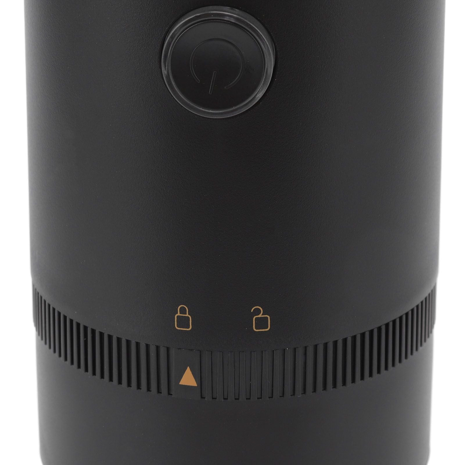 Electric Coffee Grinder USB Charging Black Simple Operation Coffee Bean Grinder for Home Camping Travel 3.7V 13W
