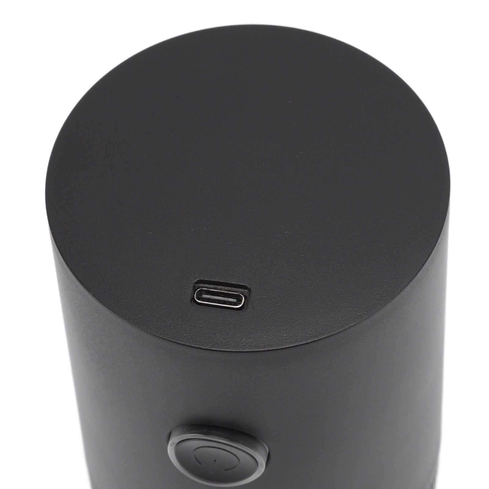 Electric Coffee Grinder USB Charging Black Simple Operation Coffee Bean Grinder for Home Camping Travel 3.7V 13W