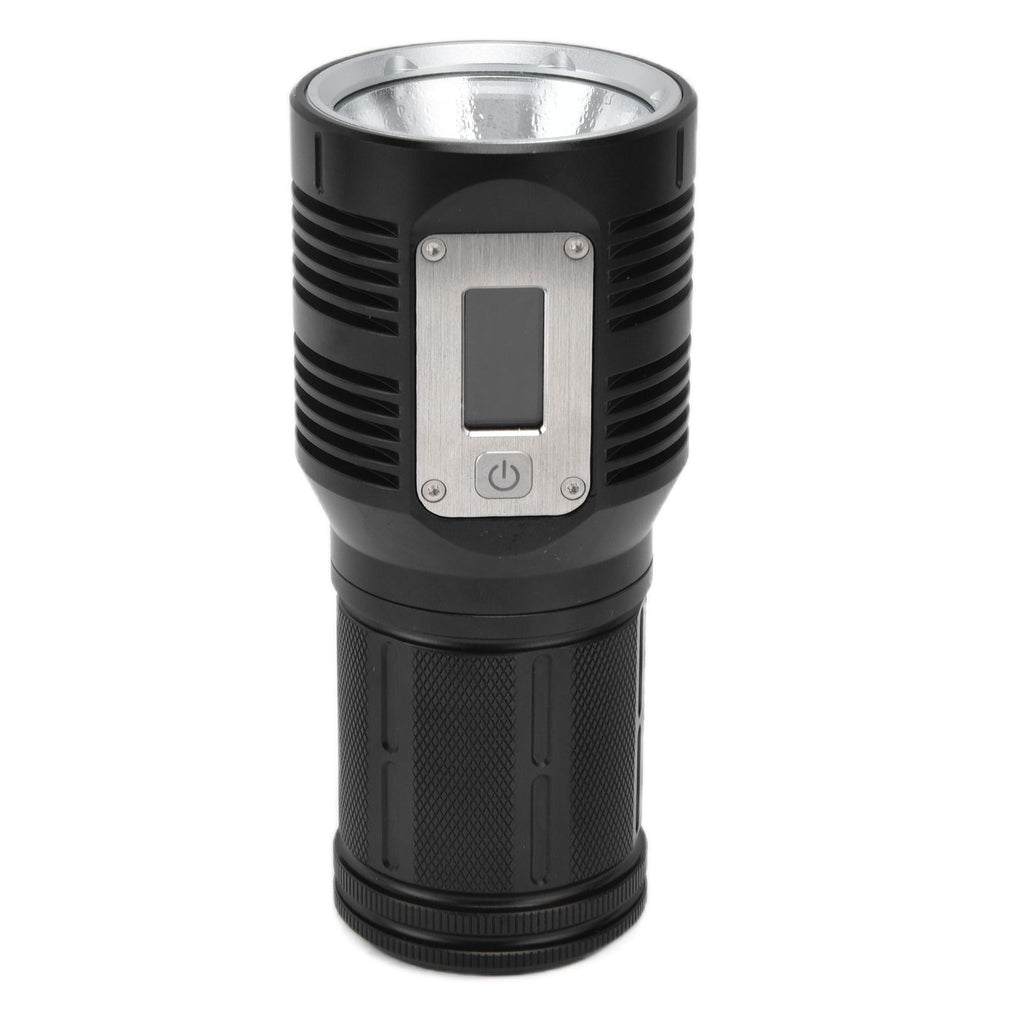 Strong Light Flashlight Digital Display Rainproof Rechargeable Flashlight for Camping Emergency Lighting Work