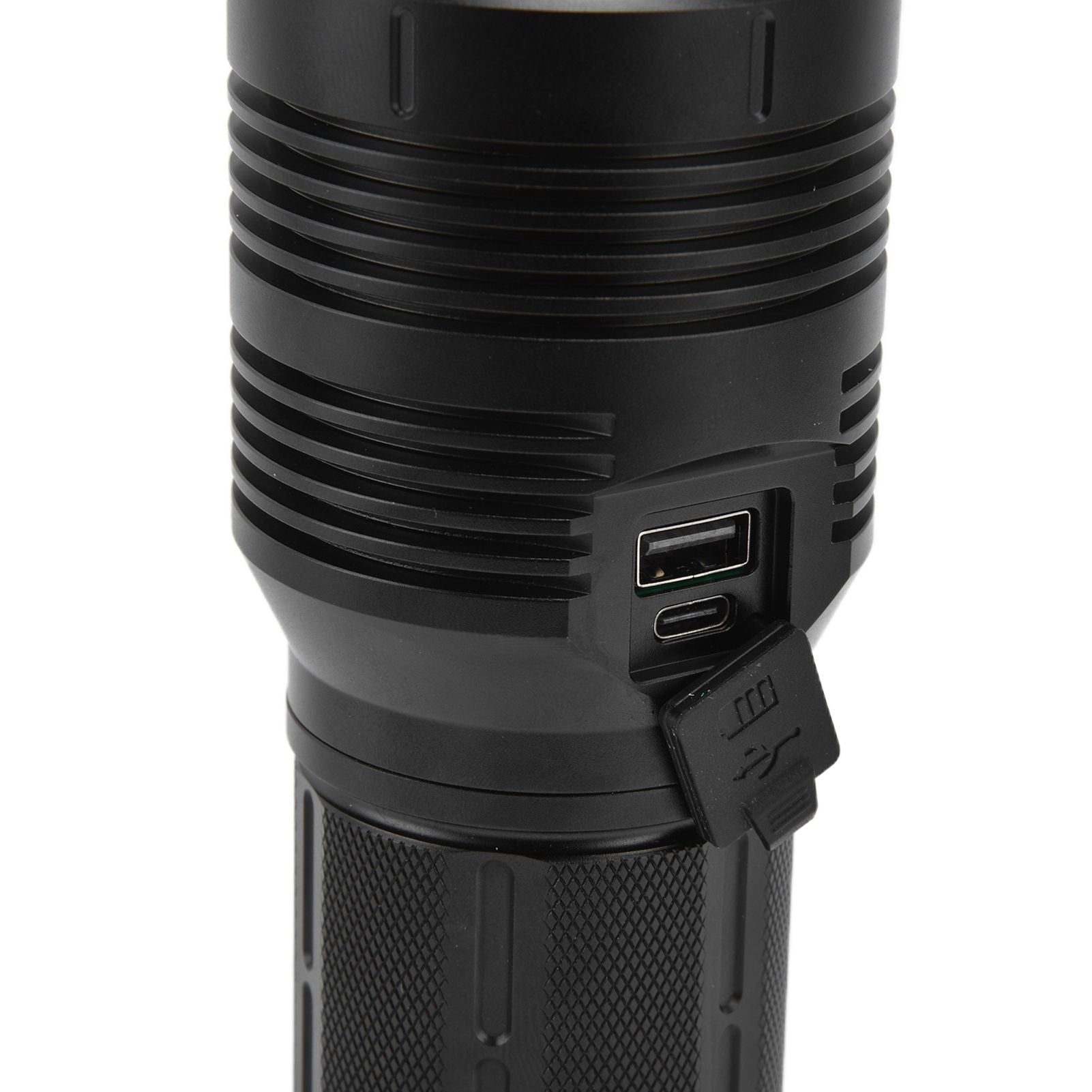 Strong Light Flashlight Digital Display Rainproof Rechargeable Flashlight for Camping Emergency Lighting Work