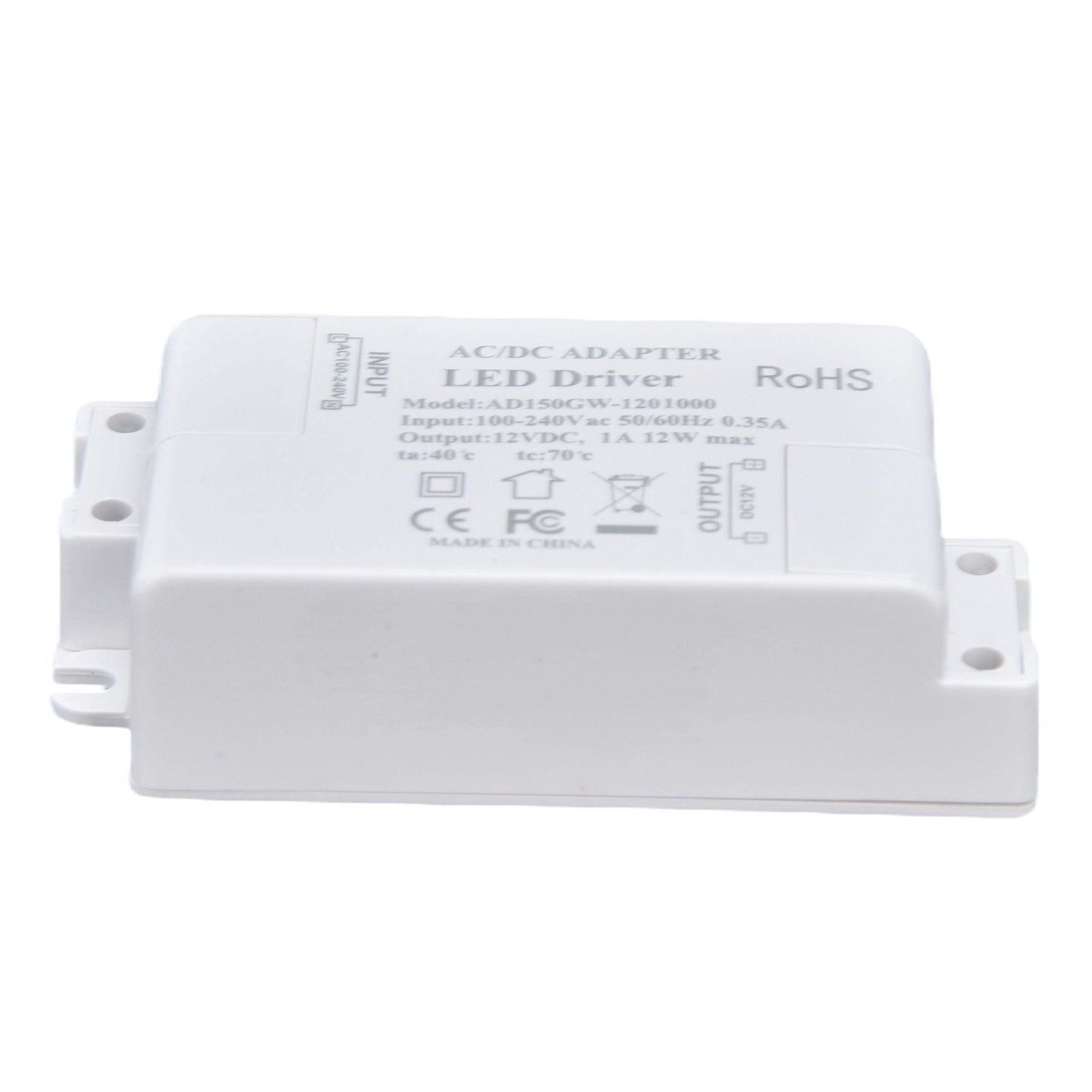 LED Drive Power Transformer LED Drive Power AC100‑240V/0.35A DC12V/1A 12W for G4 MR11 MR16