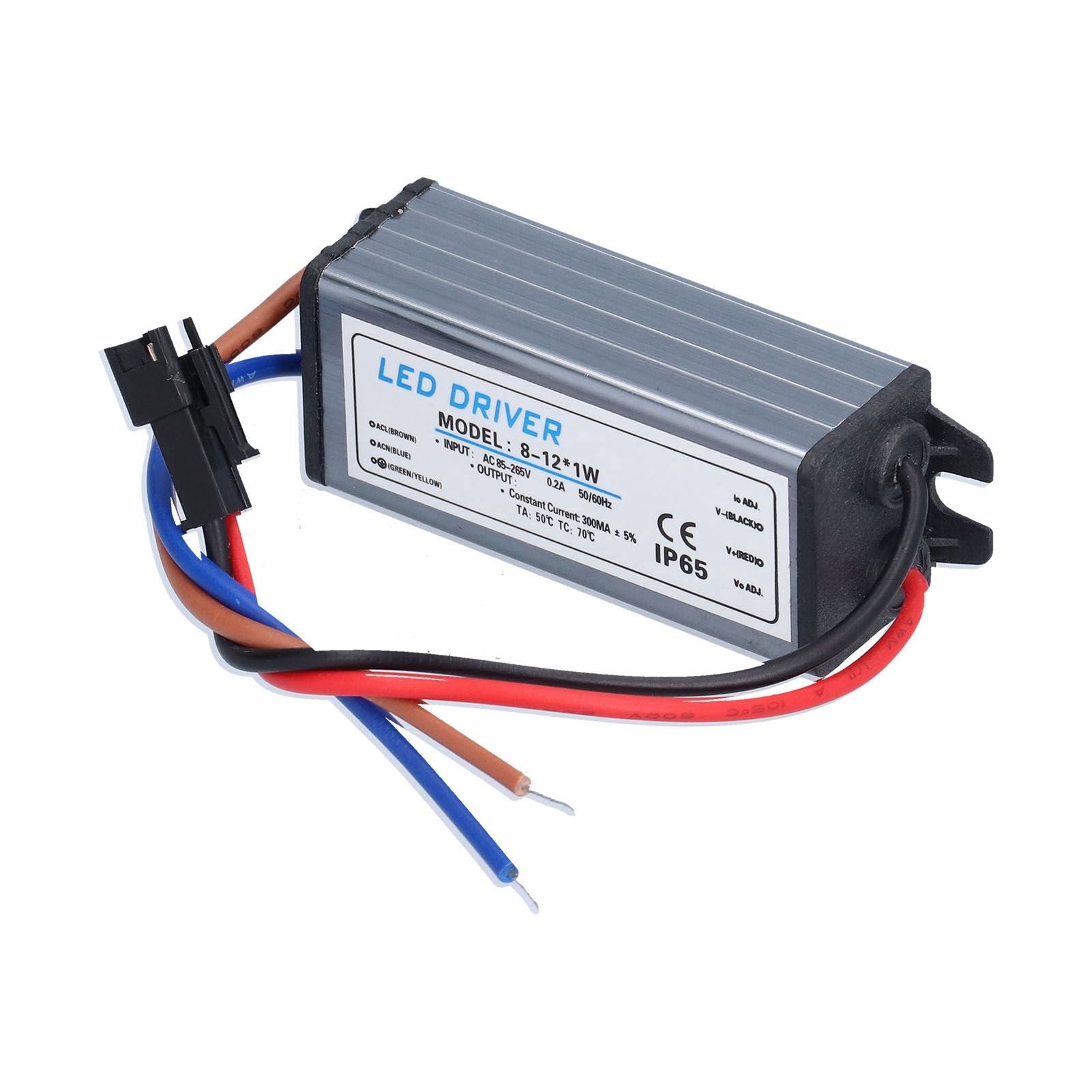 LED Driver 300mA Safe Waterproof Small Size Lamp Power Supply Transformer Adapter