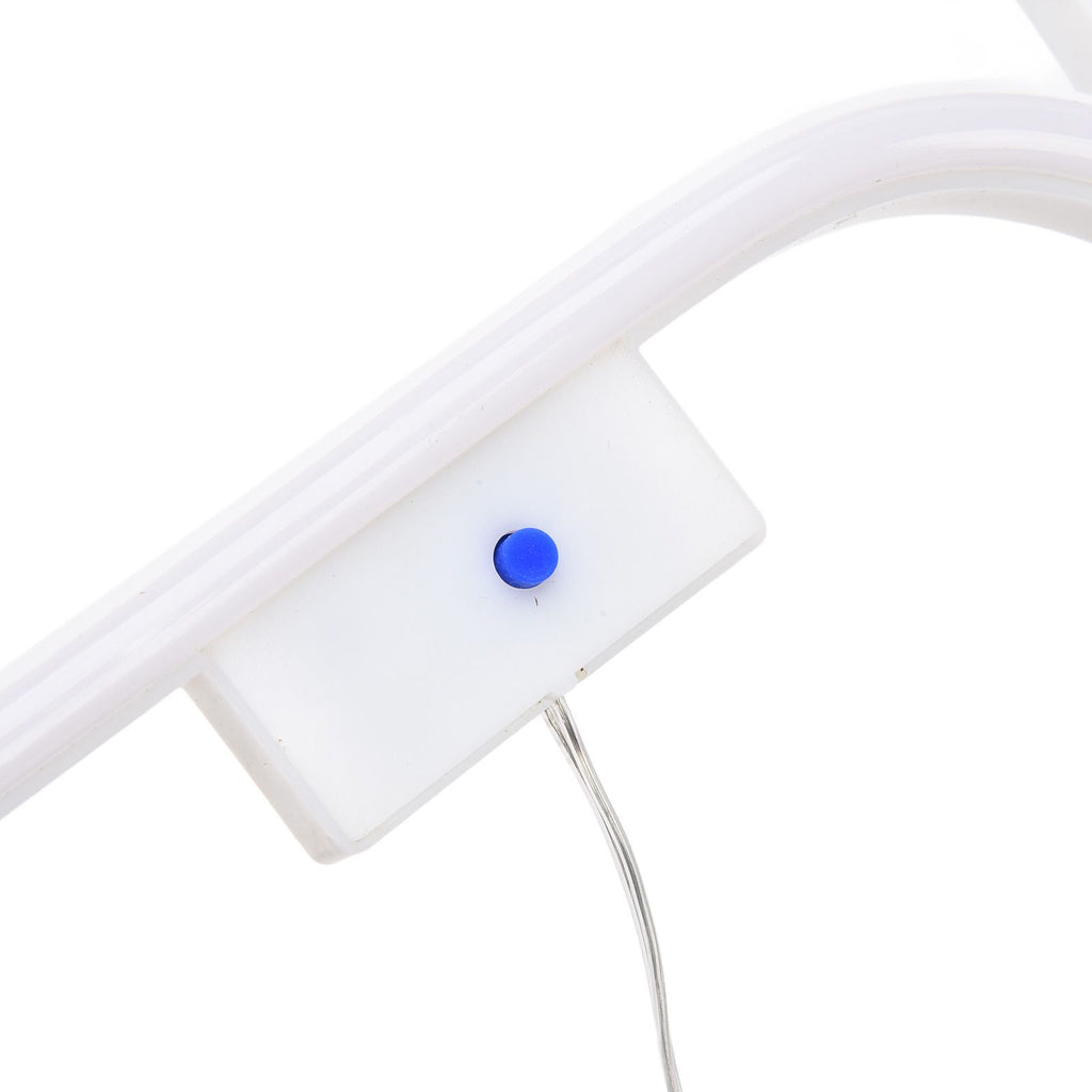 LED Neon Light Ice Cream Waterproof Battery USB Powered Hangable Decorative Remote Control Neon Sign for Home Party(Blue Pink )