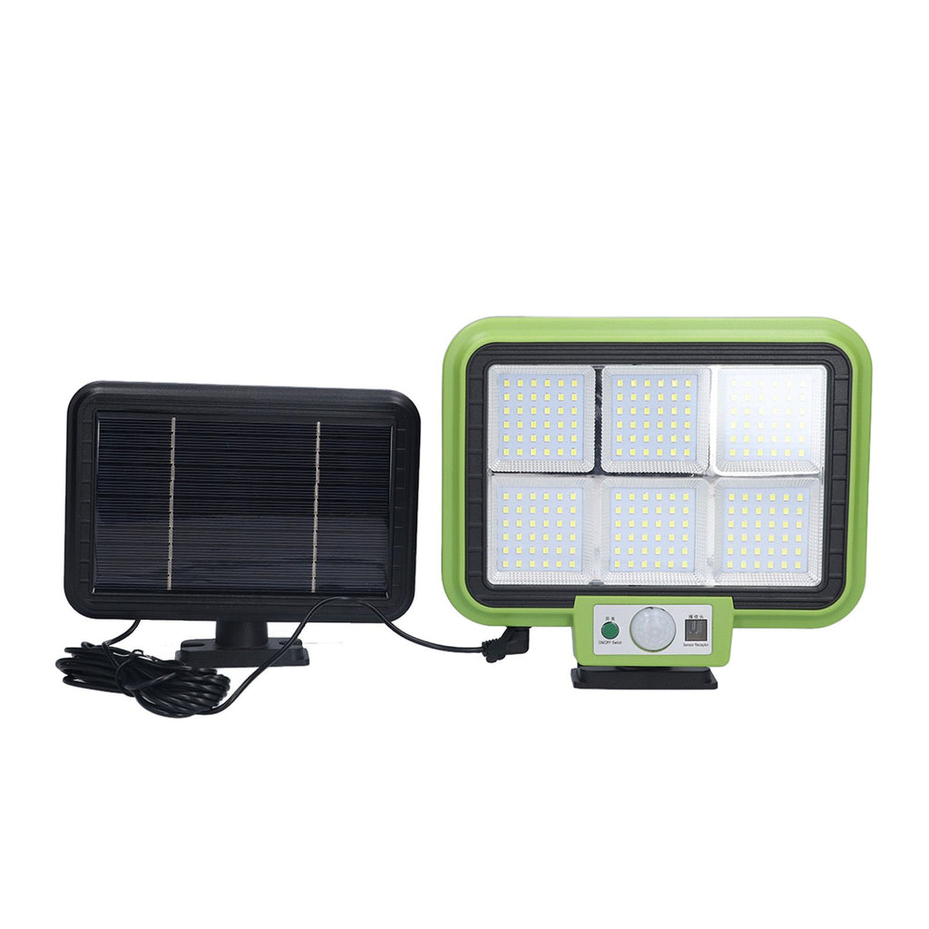 Solar Light Rotatable Panels Rechargeable Battery Motion Sensor Function Waterproof Lighting Device for Yards