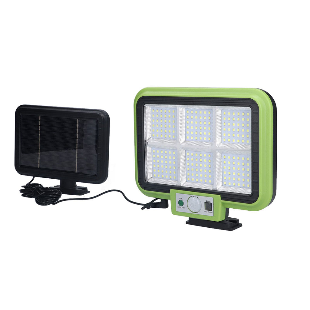 Solar Light Rotatable Panels Rechargeable Battery Motion Sensor Function Waterproof Lighting Device for Yards