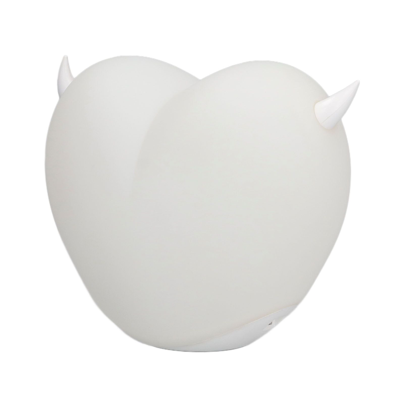 Heart Night Light Exquisite Appearance Rechargeable Battery Colorful Lights Mood Lighting