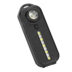 LED Warning Shoulder Light IPX3 USB Charging Bicycle Tail Lamp with 5 Light Modes Night Riding Equipment