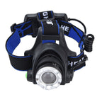 4 in 1 RGBW Focus Headlamp Telescopic Zoom USB Rechargeable Super Bright Headlight for Fishing