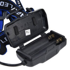 4 in 1 RGBW Focus Headlamp Telescopic Zoom USB Rechargeable Super Bright Headlight for Fishing