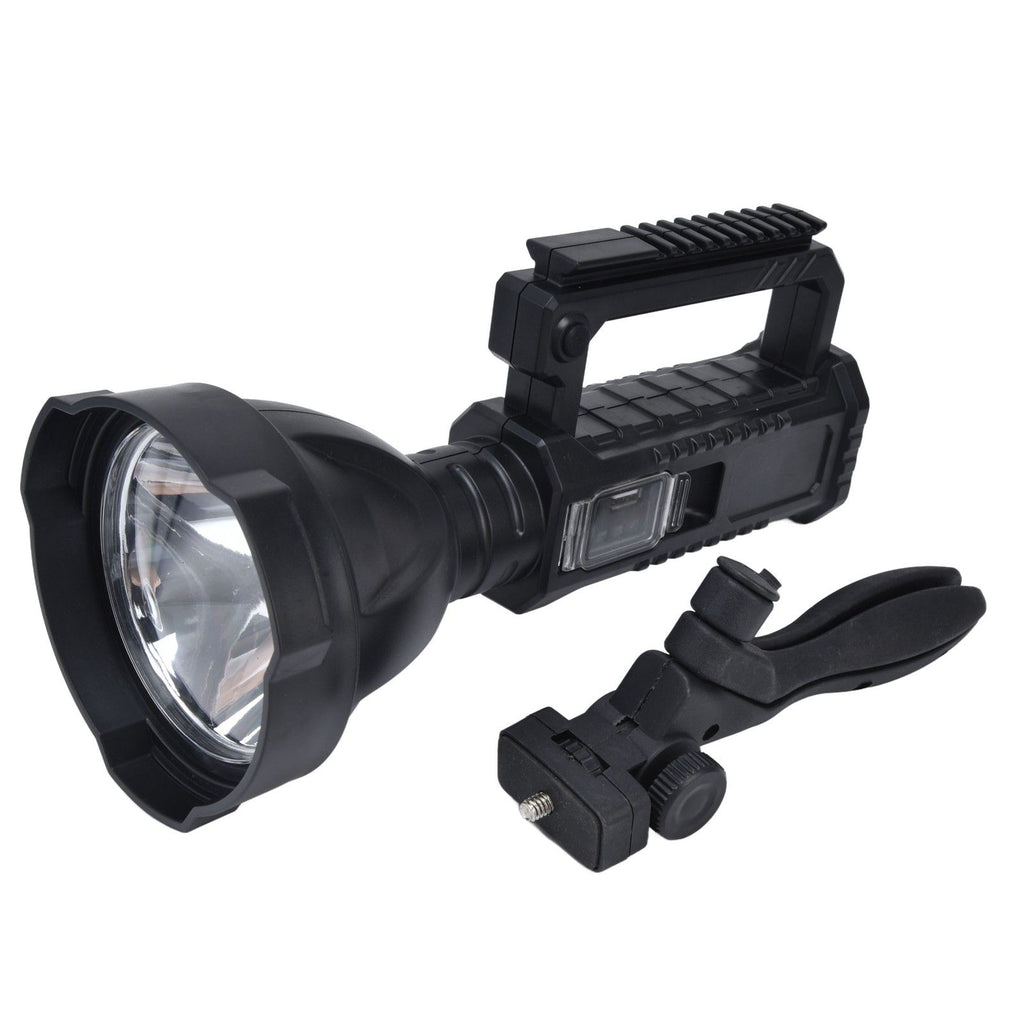 P50 LED Searchlight Smart Power Display Super Bright Handheld Spotlights for Camping Hiking