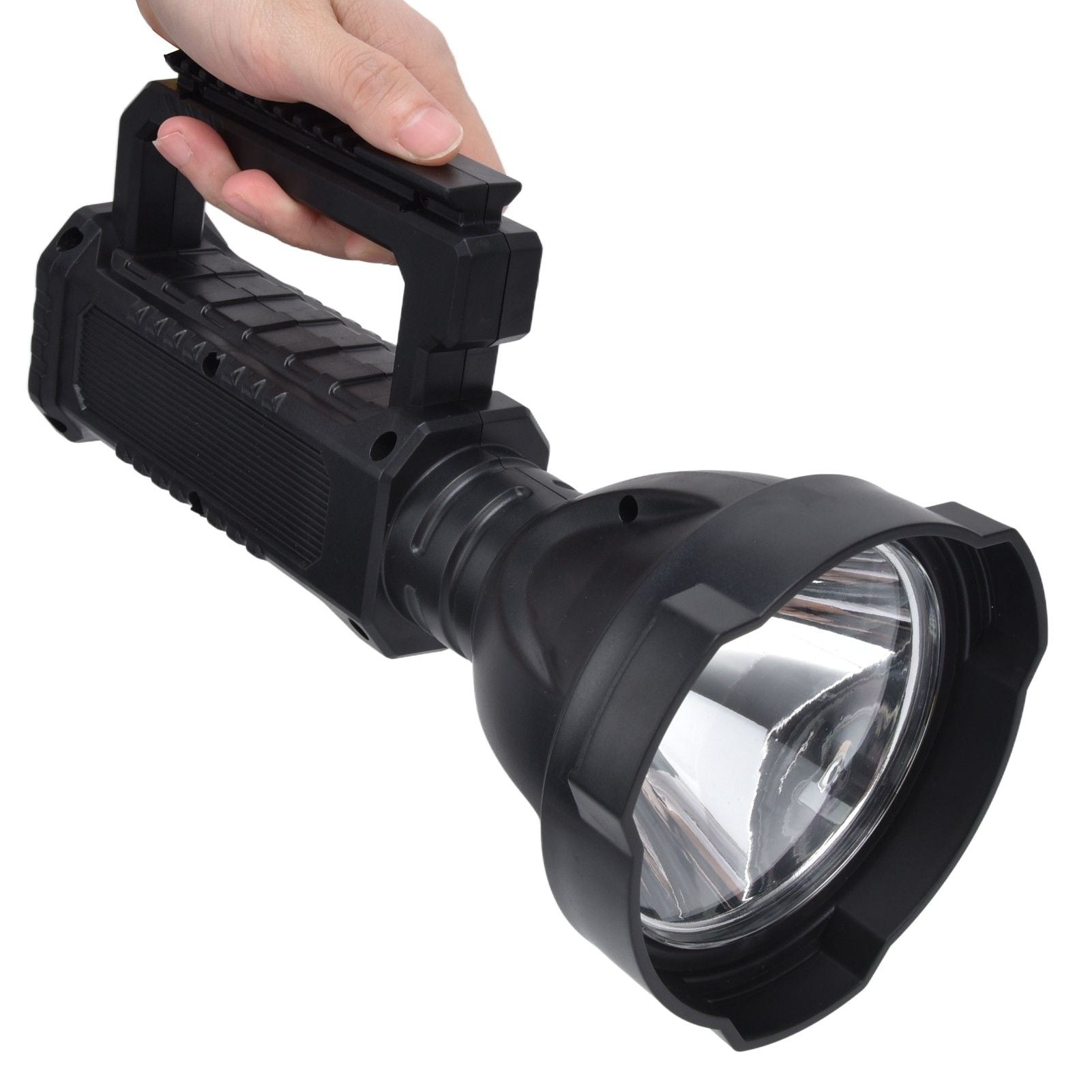 P50 LED Searchlight Smart Power Display Super Bright Handheld Spotlights for Camping Hiking