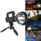 P50 LED Searchlight Smart Power Display Super Bright Handheld Spotlights for Camping Hiking