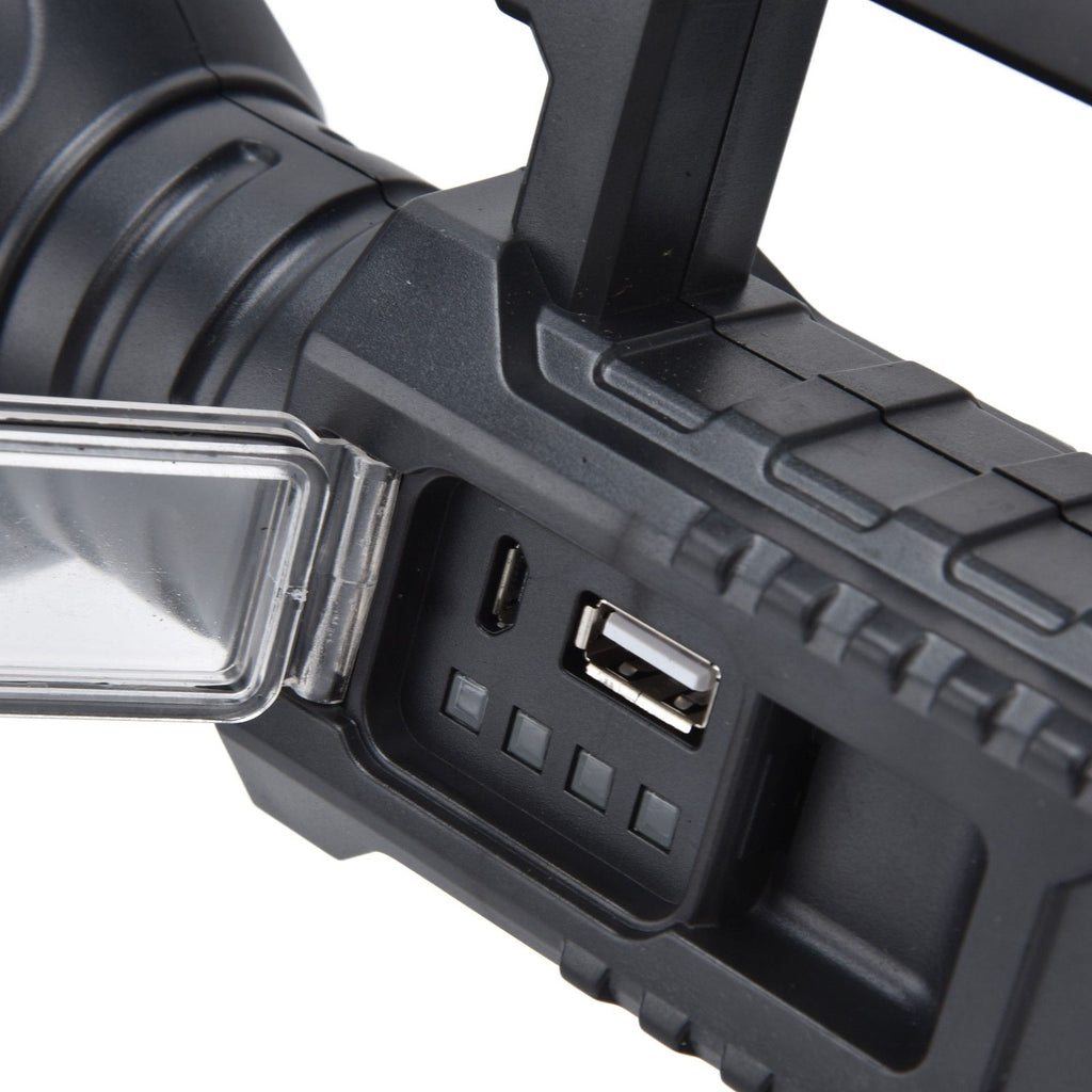 P50 LED Searchlight Smart Power Display Super Bright Handheld Spotlights for Camping Hiking