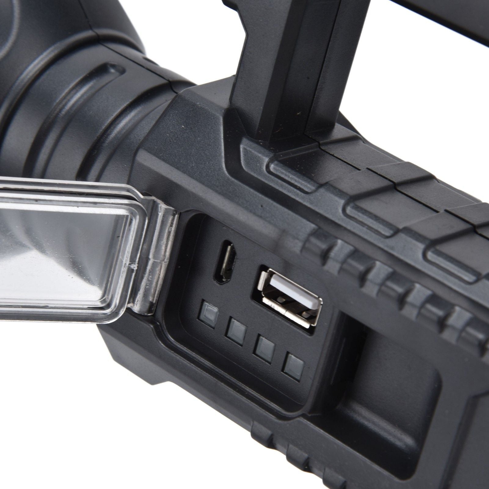 P50 LED Searchlight Smart Power Display Super Bright Handheld Spotlights for Camping Hiking