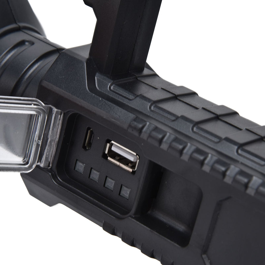 P50 Super Bright LED Searchlight Dual Light Source USB Rechargeable Waterproof Spotlight for Adventure Tourism