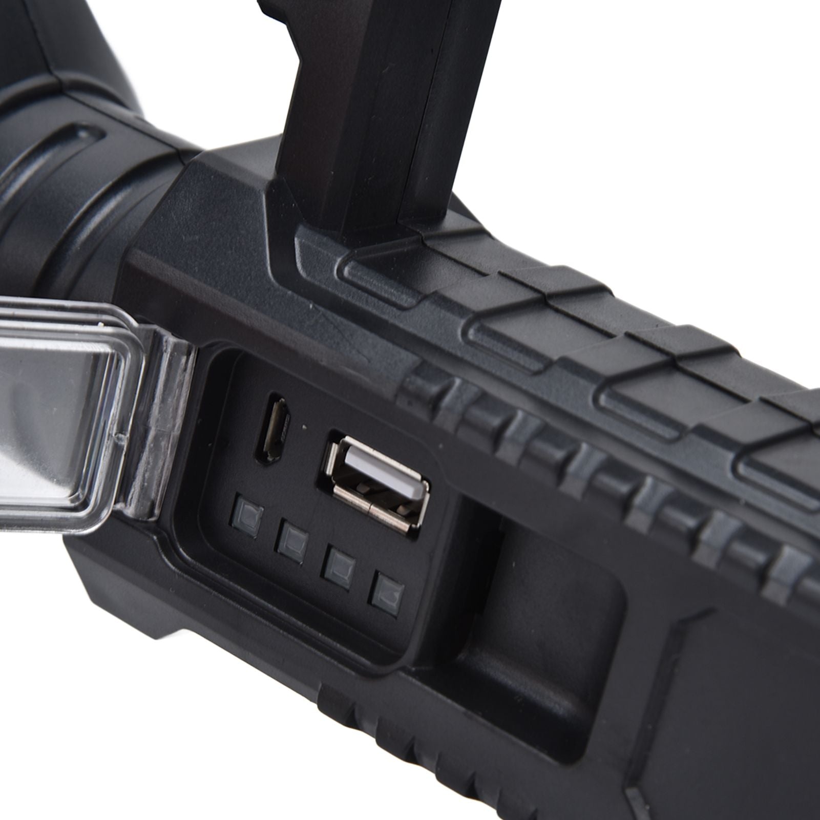 P50 Super Bright LED Searchlight Dual Light Source USB Rechargeable Waterproof Spotlight for Adventure Tourism