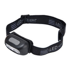 LED Headlamp Multifunctional Adjustable Angle Waterproof USB Charging Motion Sensor Portable Head Flashlight