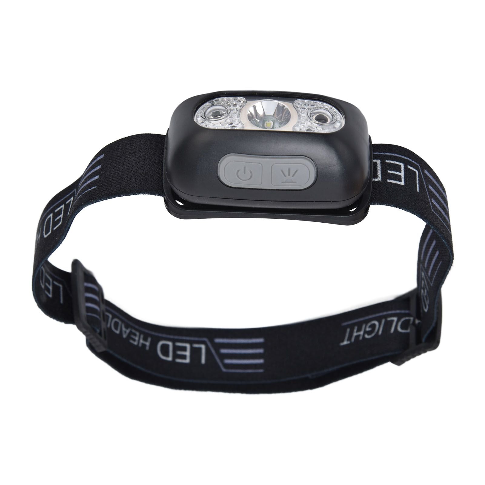 LED Headlamp Multifunctional Adjustable Angle Waterproof USB Charging Motion Sensor Portable Head Flashlight