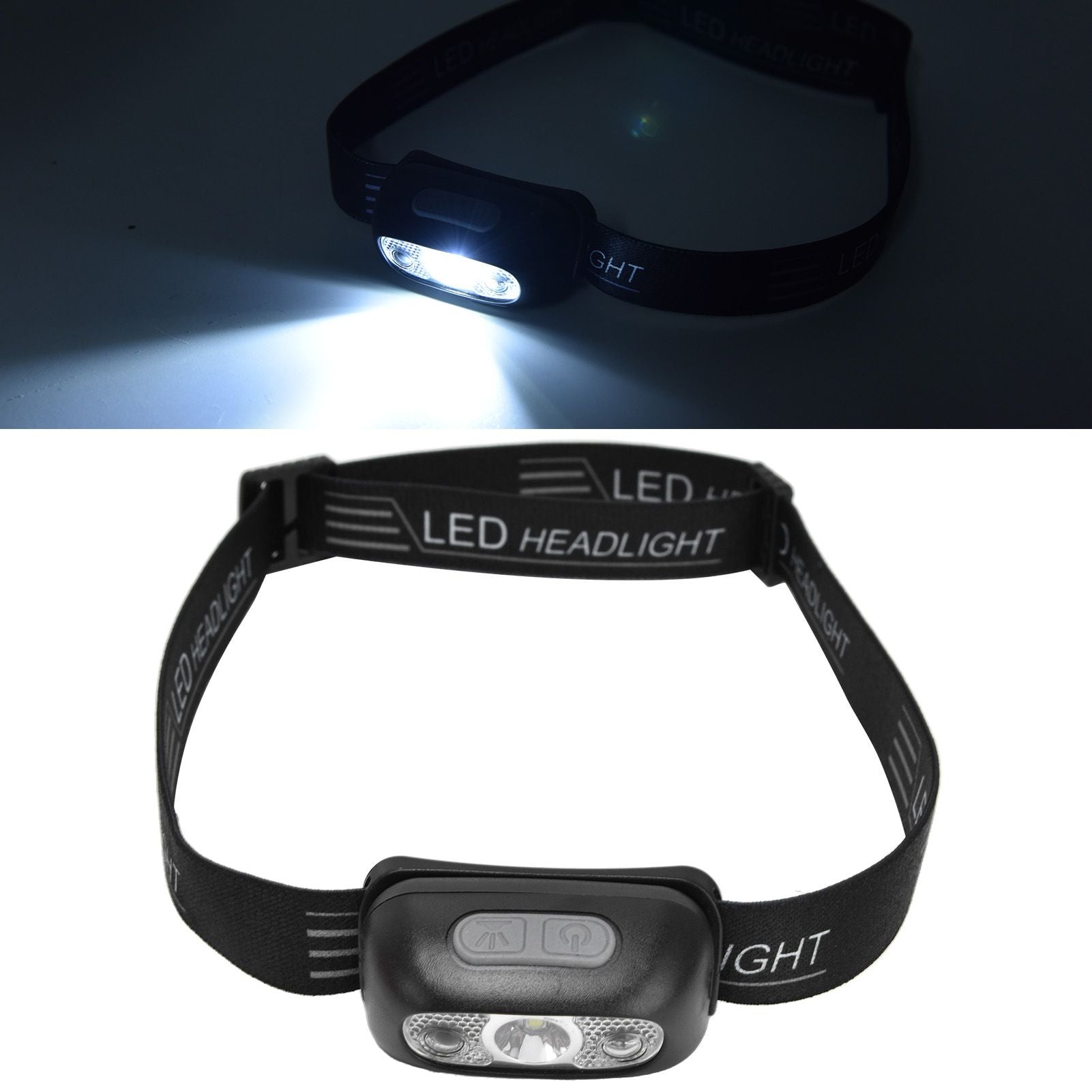 Head Lights Mini USB Charging Outdoor Adventure Gesture Sensing LED Sensor Headlight for Cycling Fishing Running