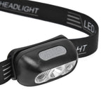 Head Lights Mini USB Charging Outdoor Adventure Gesture Sensing LED Sensor Headlight for Cycling Fishing Running