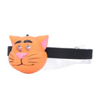 Kids Headlamp Cat Shape 2 Lighting Modes Lightweight Portable Battery Power Supply Plastic Headlight for Camping