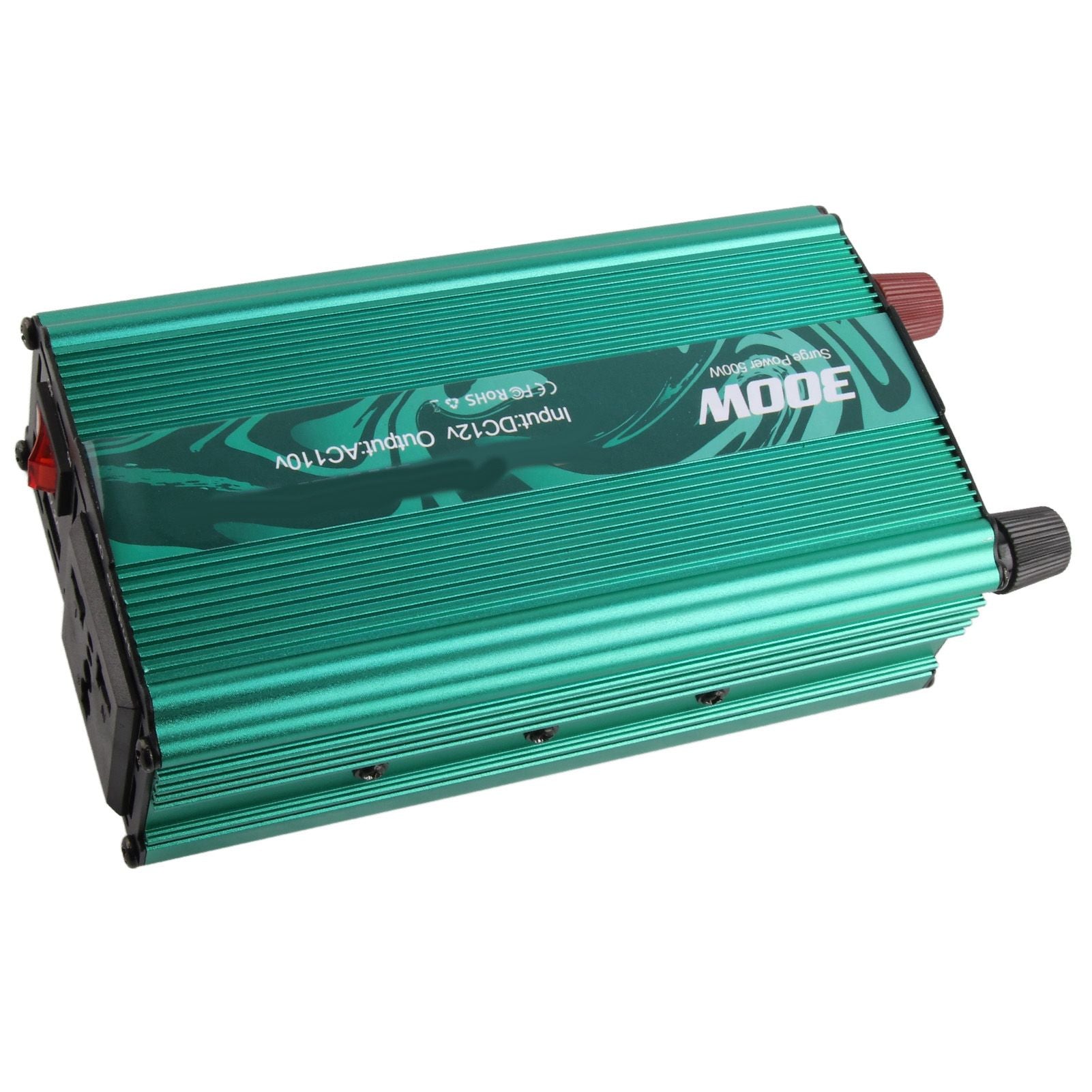 DC to AC Converter Aluminum Alloy Smart Repair Sine Wave Power Inverters 300W 12V to 110V Vert