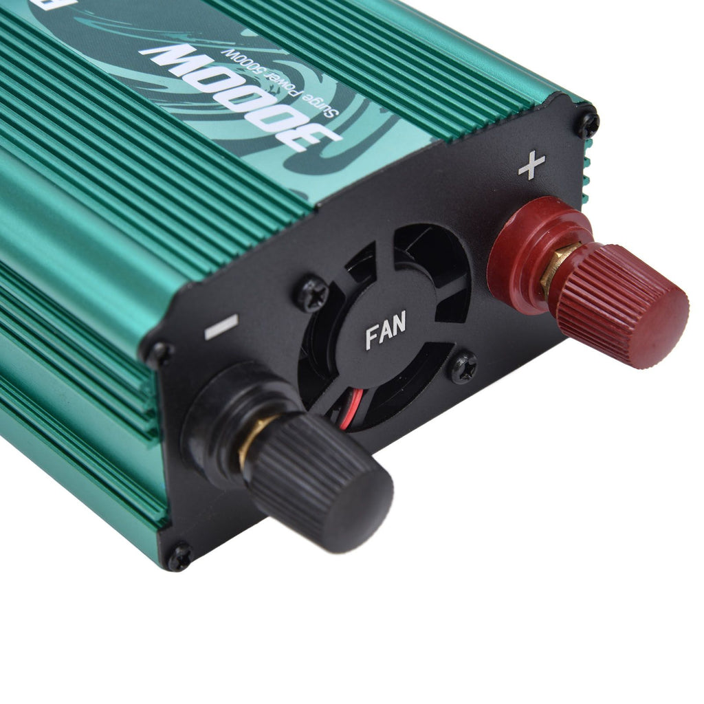 3000W Inverter Safe Modified Sine Wave Intelligent Power Converter for Refrigerator Induction Cooker DC12V to AC220V