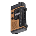 Portable LED Solar Hand Crank Radio 2000mAh AM FM SW Emergency Weather Radio with Flashlight