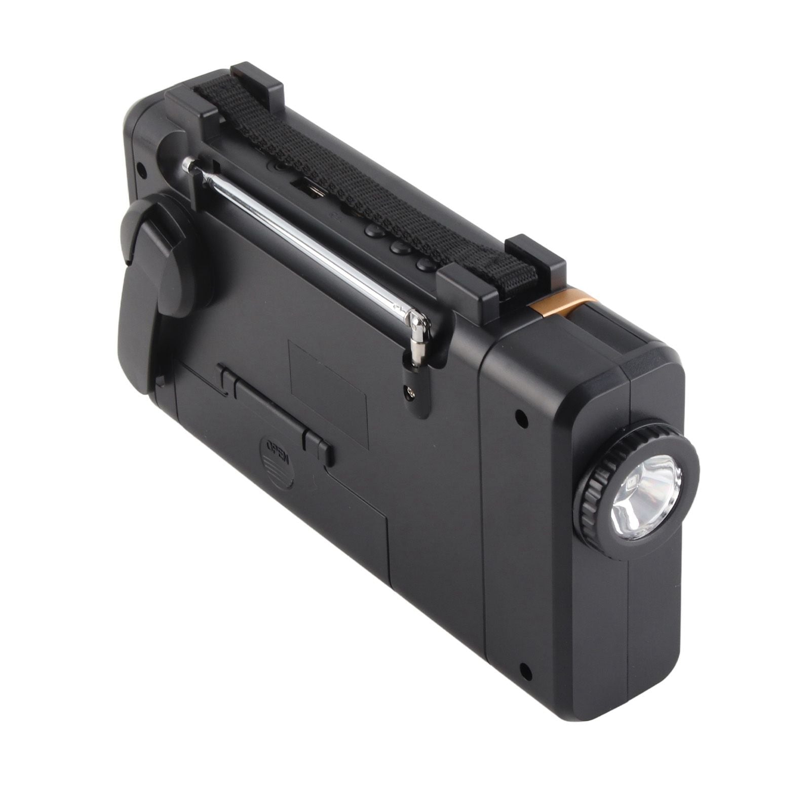 Portable LED Solar Hand Crank Radio 2000mAh AM FM SW Emergency Weather Radio with Flashlight