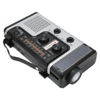 LED Hand Crank Radio AM FM SW Solar Dynamo Outdoor Emergency Radio with Portable Flashlight
